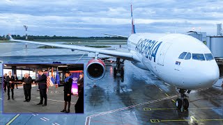 Air Serbia Airbus A330 Departs To Chicago | Inaugural Flight Send-Off Ceremony And Takeoff