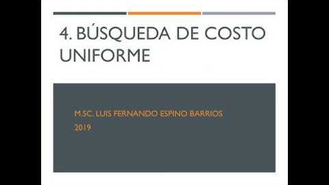 IA1: 04 Búsqueda de Costo Uniforme