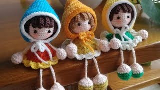 crochet little doll, crochet doll, crochet doll tutorial/@Yo Moda Crochet