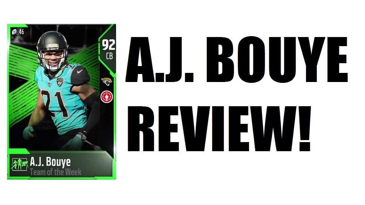 How Good is 92 Overall A.J. Bouye? MUT 18 Card Review