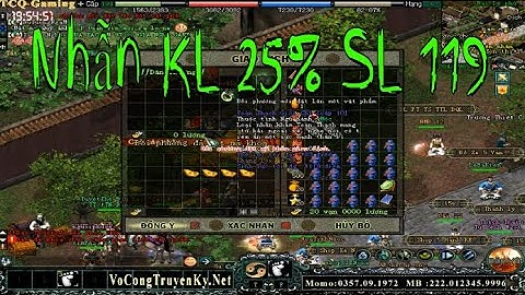 Võ Lâm 1 - Mảnh Ghép Cuối Cùng Nhẫn Kháng Lôi 25% SL 120 Max Ping Cho Võ Đang Khí - TCQGaming