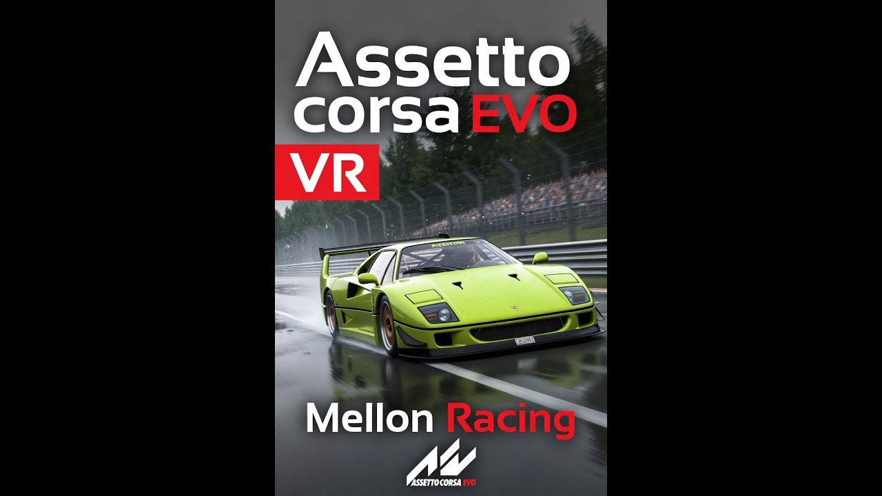 Real race car driver vs gamers, Hosting Mellon Racing server daily races Assetto Corsa EVO