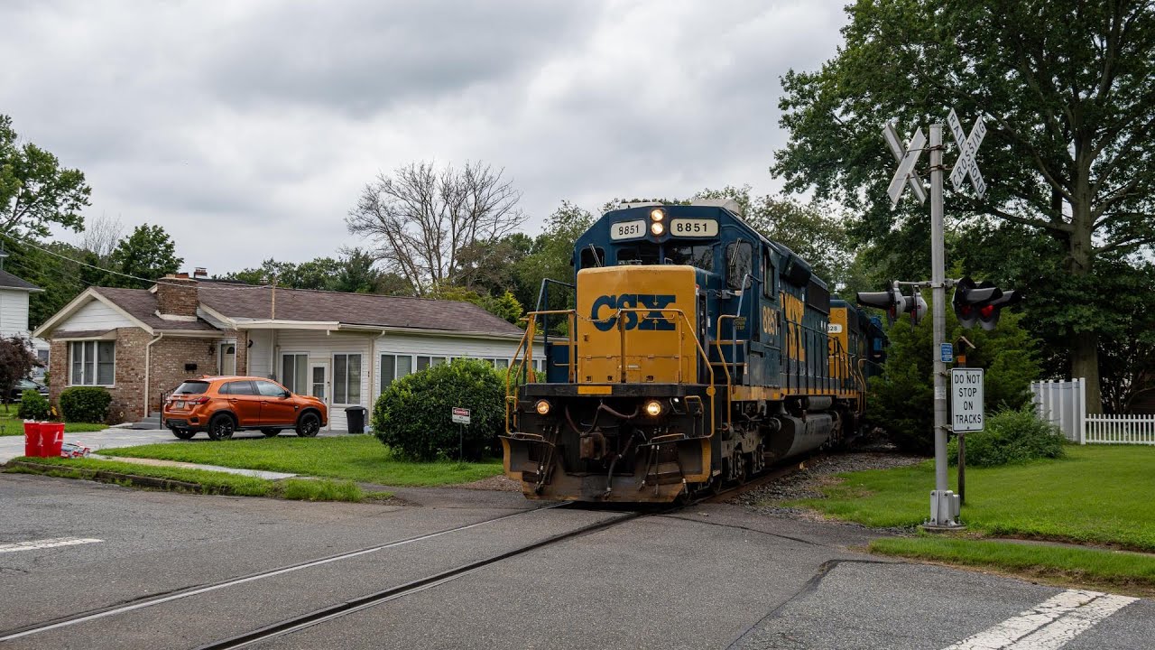 Conrail CA-11 On South Jersey Shared Assets, Railfanning Westville - Carneys Point, NJ 8/1/25
