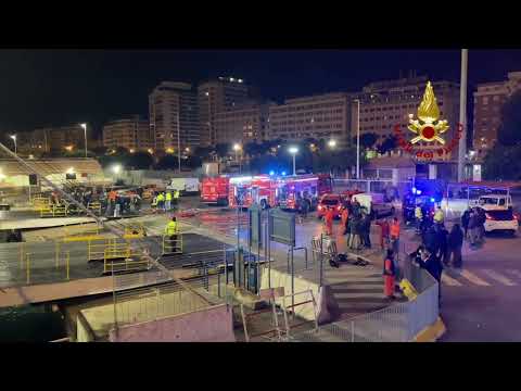 incendio traghetto Palermo-Napoli