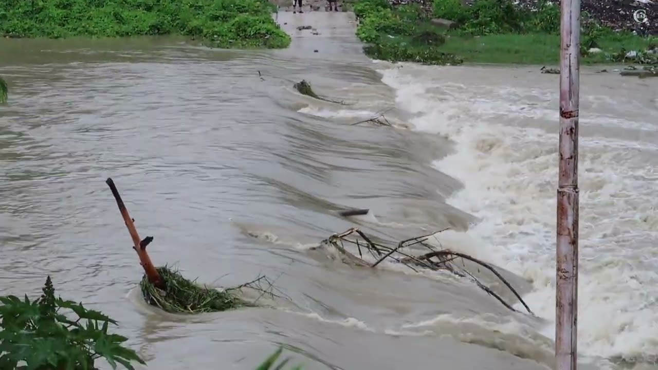 FUERTES lluvias provoca INUNDACIONES en GUANTÁNAMO