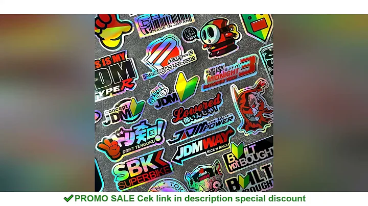 40PCS/Lot Random JDM Motorcycle Decal Moto Body Helmet Car Vinyl Stickers Accessories For YAMAHA MT0
