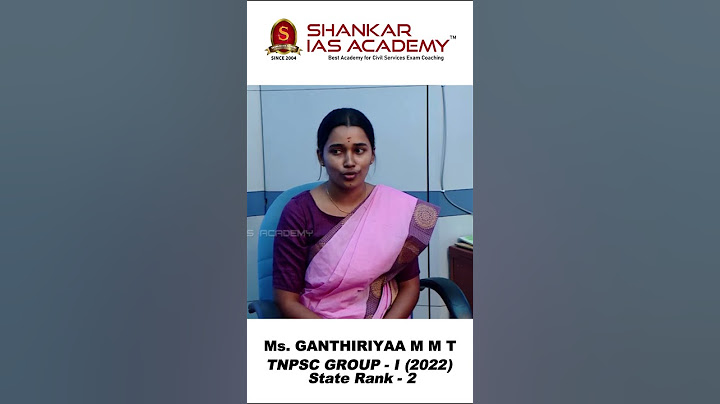 TNPSC Group - I Topper Ms Ganthiriyaa M M T, State Rank -2| TNPSC | TNPSC Group I Mock Interview |