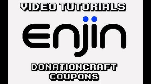 [Enjin Tutorial] DonationCraft Coupons
