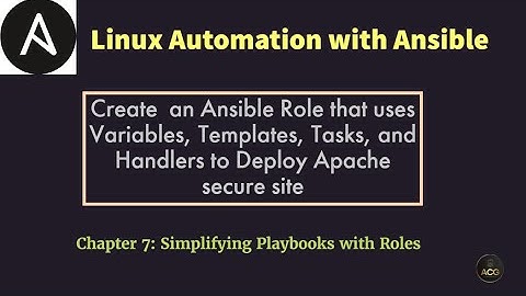 #27: Create Ansible Role that uses Variables,Templates,Tasks & Handlers to Deploy Apache Secure Site