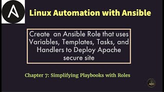 #27: Create Ansible Role that uses Variables,Templates,Tasks & Handlers to Deploy Apache Secure Site