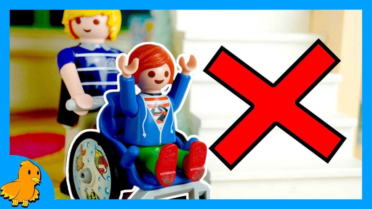 24h im Rollstuhl 🦽 Herausforderung für Julian | Playmobil Film Deutsch | Familie Vogel