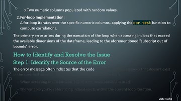 Resolving the subscript out of bounds Error in R: A Guide to Correlation Analysis