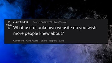 r/AskReddit - What useful unknown website do you wish more people knew about?