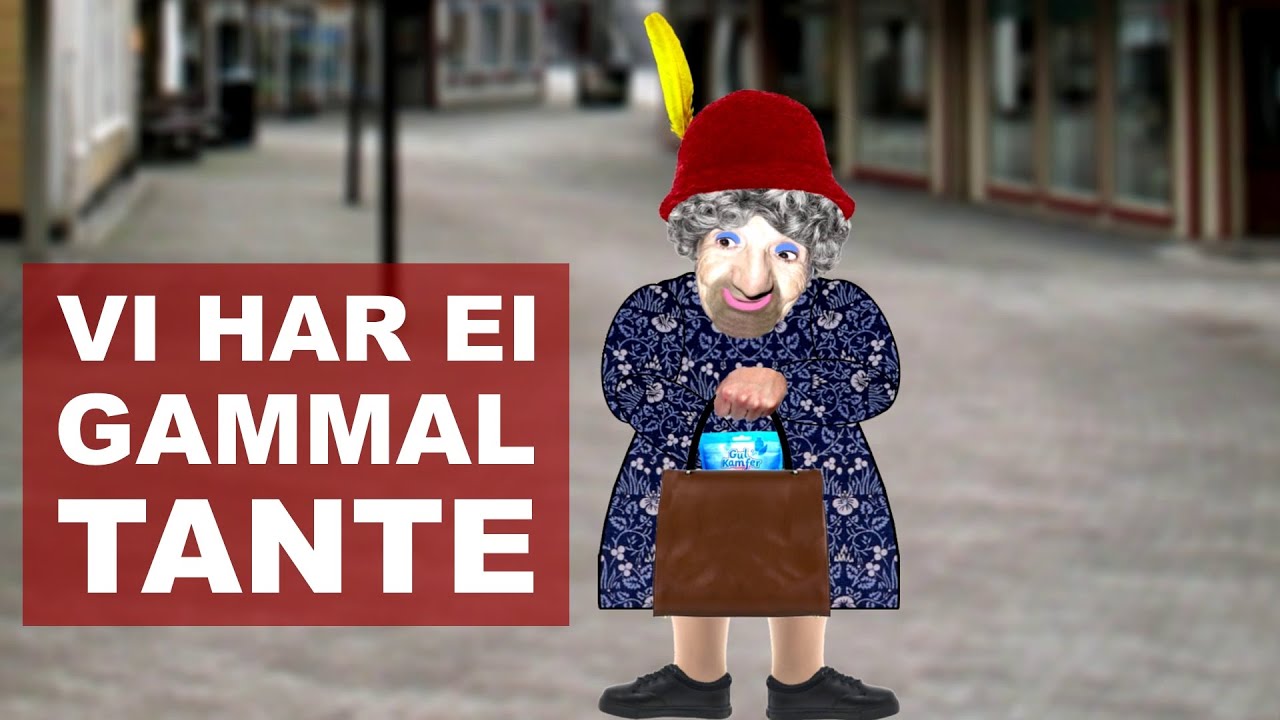 norske bank Vi har ei gammal tante | Norske barnesanger
