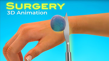 Verwijdering van ganglioncyste (operatie): 3D-animatie | The Scopic Vision