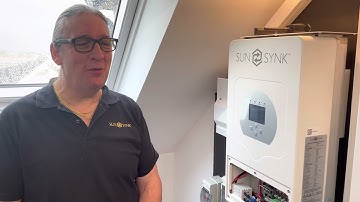 Sunsynk inverter powering on