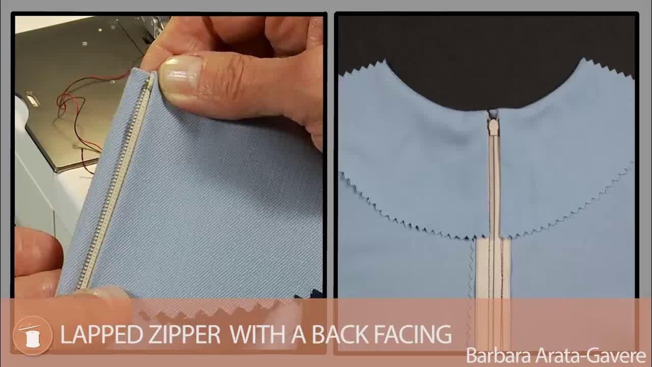 Lapped Zipper with a Back Facing YouTube