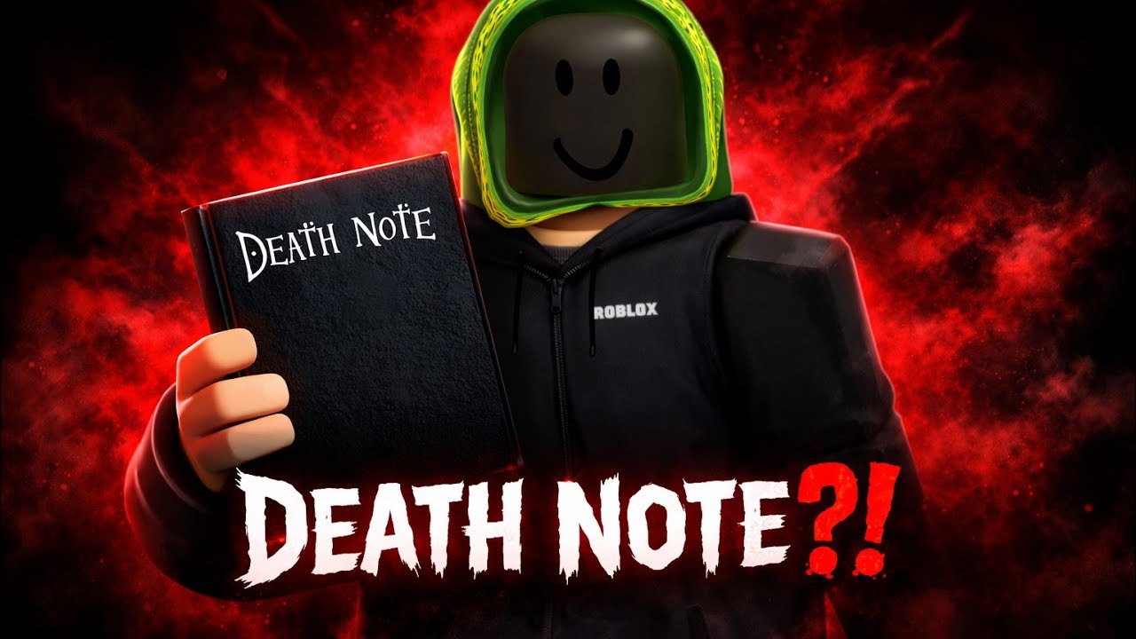 Trying Death Note game in Roblox