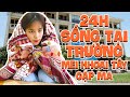 Thử Thách 24H Trốn Qua Đêm Tại Trường Học - Một Ngày Đi Học Của Mei Khoai Tây !!!