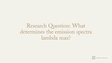 Emission Spectroscopy Segment 1 Edit 5