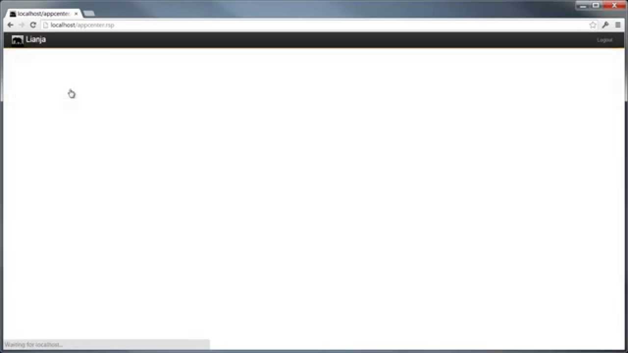 Lianja Web Client App Center