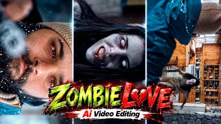 Zombie Apocalypse Ai Video Editing Prompt | How To Make Instagram Viral Zombie Love Story Ai Video screenshot 2