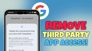 Remove Third-Party App Access from Google || Tech Wash