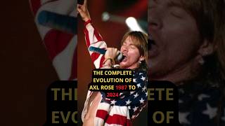 THE COMPLETE EVOLUTION OF AXL ROSE 1887 TO 2024 #shorts #gunsnroses #patience #axlrose