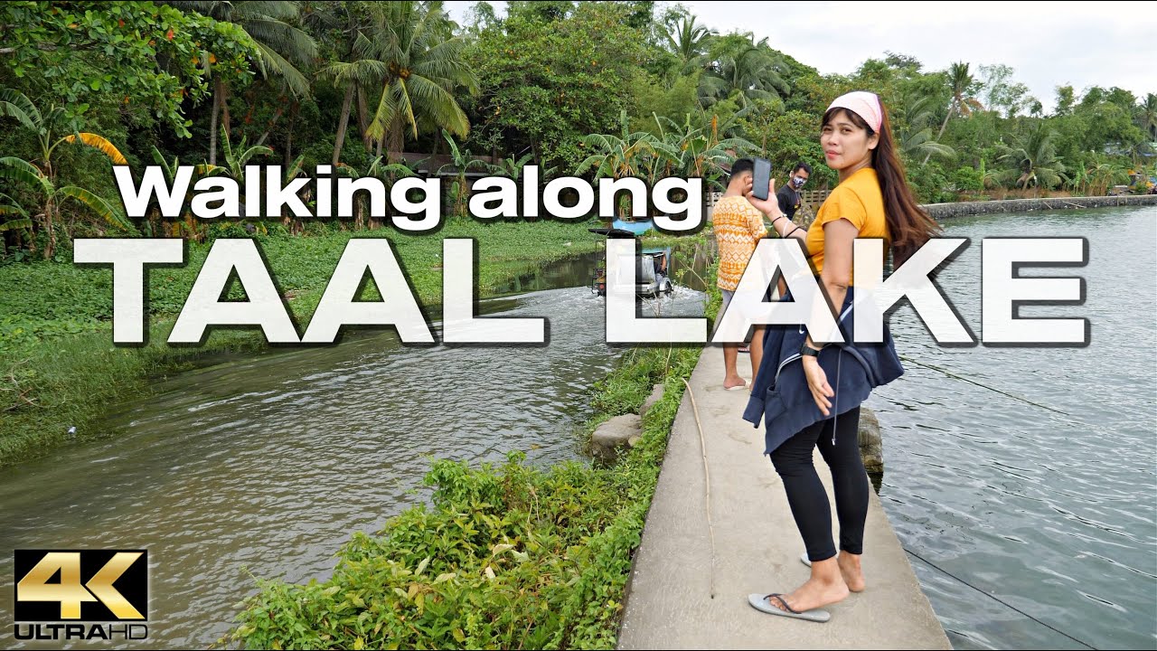 Walking Along TAAL LAKE Balete Baywalk Batangas Philippines [4K]