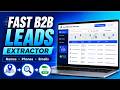 B2B Lead Generation Software – Extract Business Leads, Phones, Websites & Emails
