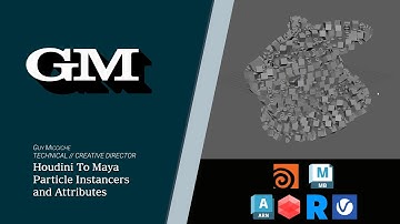 Houdini to Maya Particle Instancers and Attributes