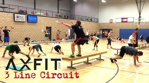 3 Line Circuit Workout - Group Training Ideas