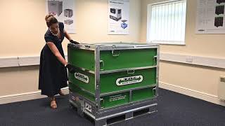 Setting Up the Unifold 1000 Bag-in-Box IBC Container