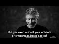 Capture de la vidéo Roger Waters - Answering Fan Questions - Interjecting Opinions