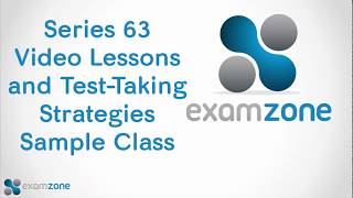 Famous Examzone's Series 63 Sample Class Wealth