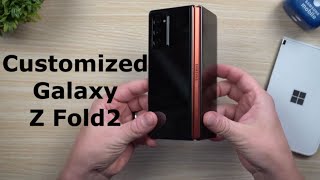 Unboxing CUSTOMIZED Galaxy Z Fold2 - Metallic Red Hinge