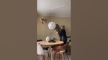 Easily adjust your dining room lighting – no tools needed! 💡