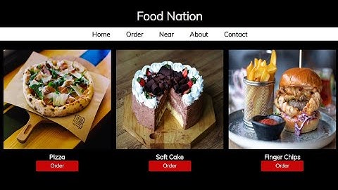 Responsive Food Website Using HTML CSS In Hindi | How To Make Website Using HTML CSS In Hindi #html