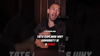Tate Explains Why University Is A Scam