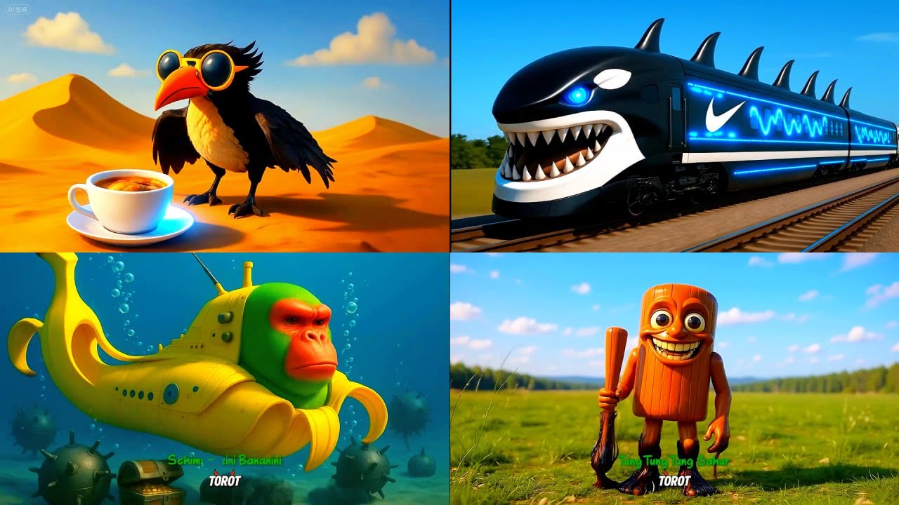 BRAINROT EXTINCTION TRUCKS 🆚 BRAINROT CAR 🆚 BRAINROT MOTORCYCLE - Tiles Hop EDM Rush!