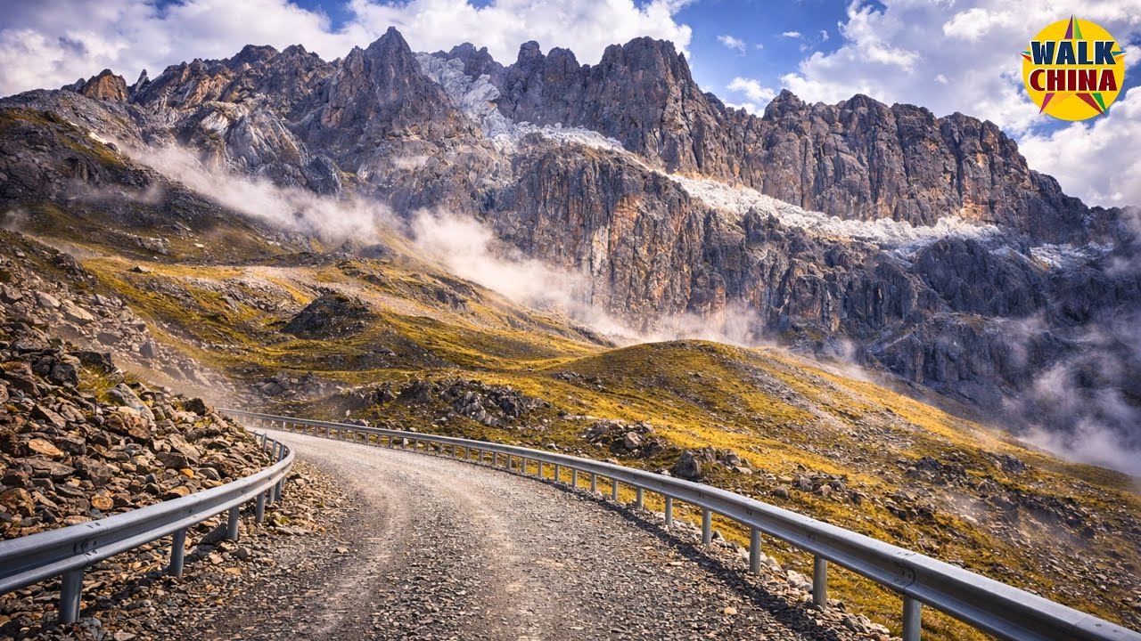 Дорога красоты западной провинции Сычуань в Китае в формате 4K HDR — лучший осенний автотур