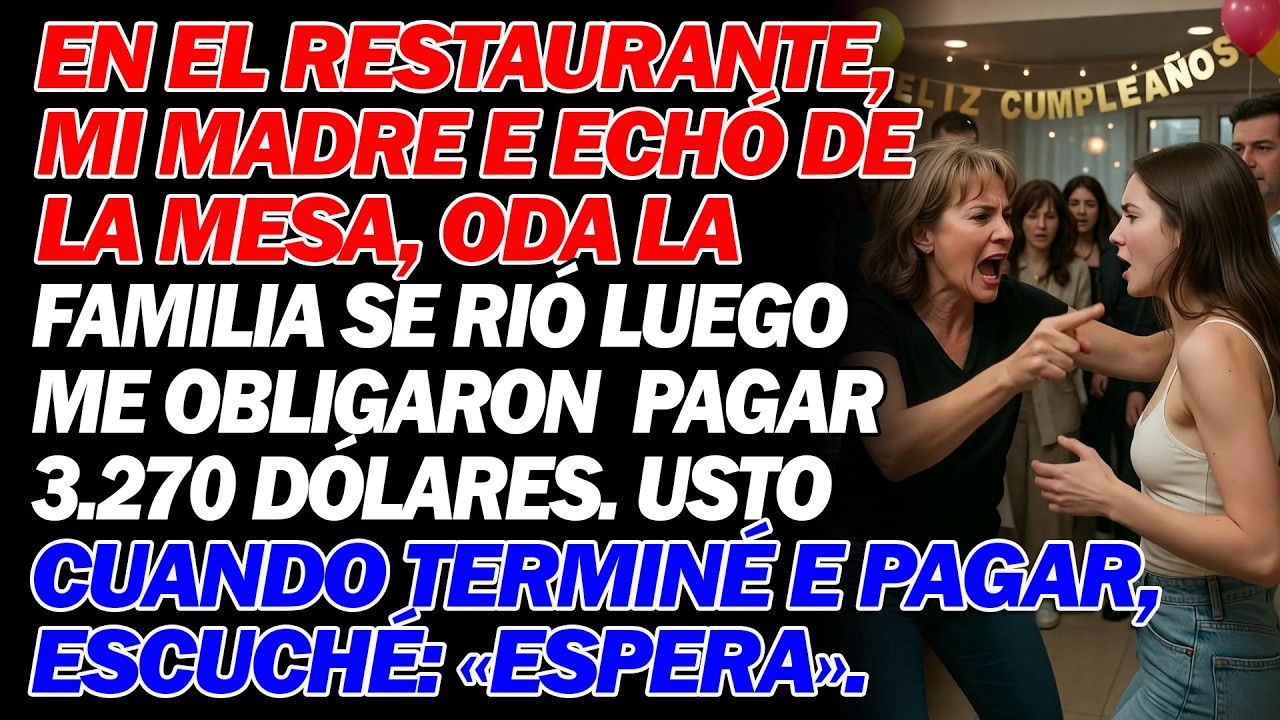 💥 Me echaron de la mesa por ser adoptado; sonreí y volteé la situación 😱💥