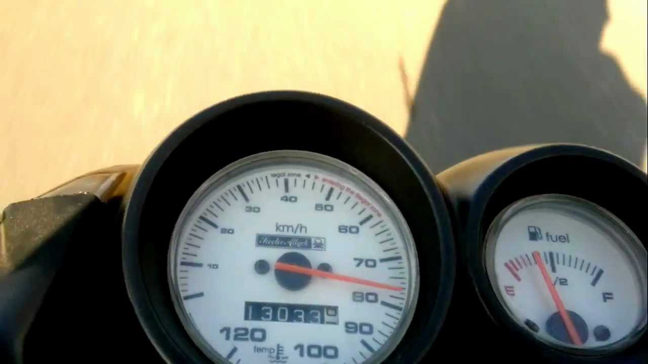 yamaha aerox stage 6 street race przyśpieszenie 0  - 80