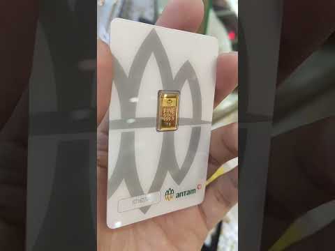 ANTAM 1 Gram kemasan Certicard Redmark