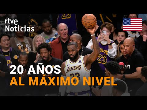 LEBRON JAMES HACE HISTORIA al LLEGAR a los 40.000 PUNTOS en la NBA | RTVE Noticias