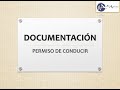 TEÓRICO AUTOESCUELA. DOCUMENTACIÓN I