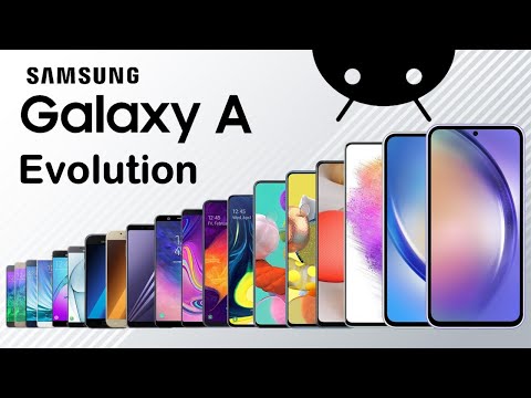 видео: Evolution of Samsung Galaxy A Series