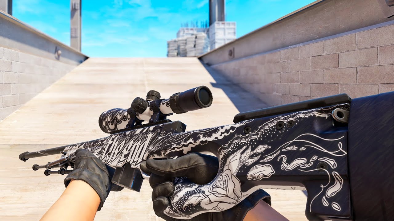 CS2 AWP | The End - in game Factory New - YouTube