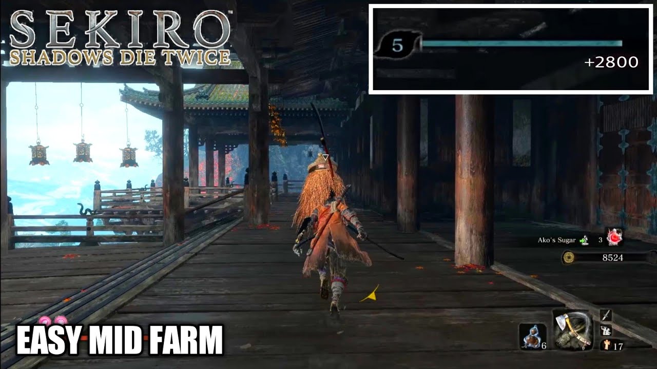Sekiro Shadows Die Twice Farming Farm Spot Mid Game Sekiro