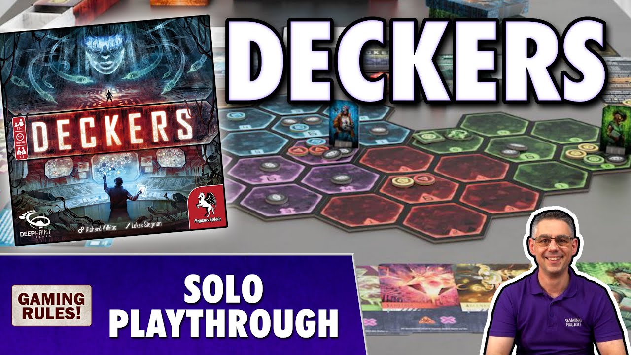 Deckers - Tutorial & Playthrough: Solo game